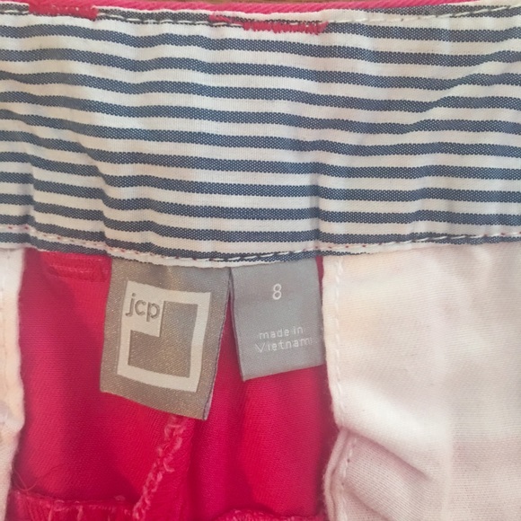 ⛵️FINAL  SALE JCP Brilliant Fuchsia Shorts - Picture 5 of 8